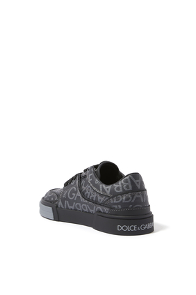 Kids New Roma Leather Sneakers